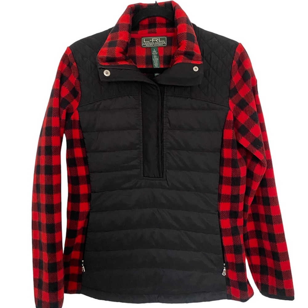 L-RL Ralph Lauren Active half zip up jacket